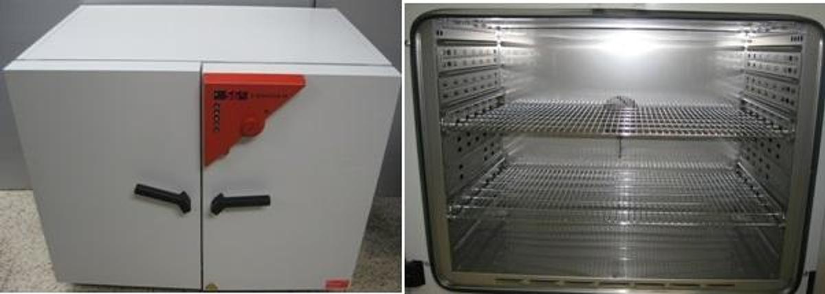 Used QTY. 1. BINDER FED 240 FORCED AIR 2 DOOR CONVECTION OVEN