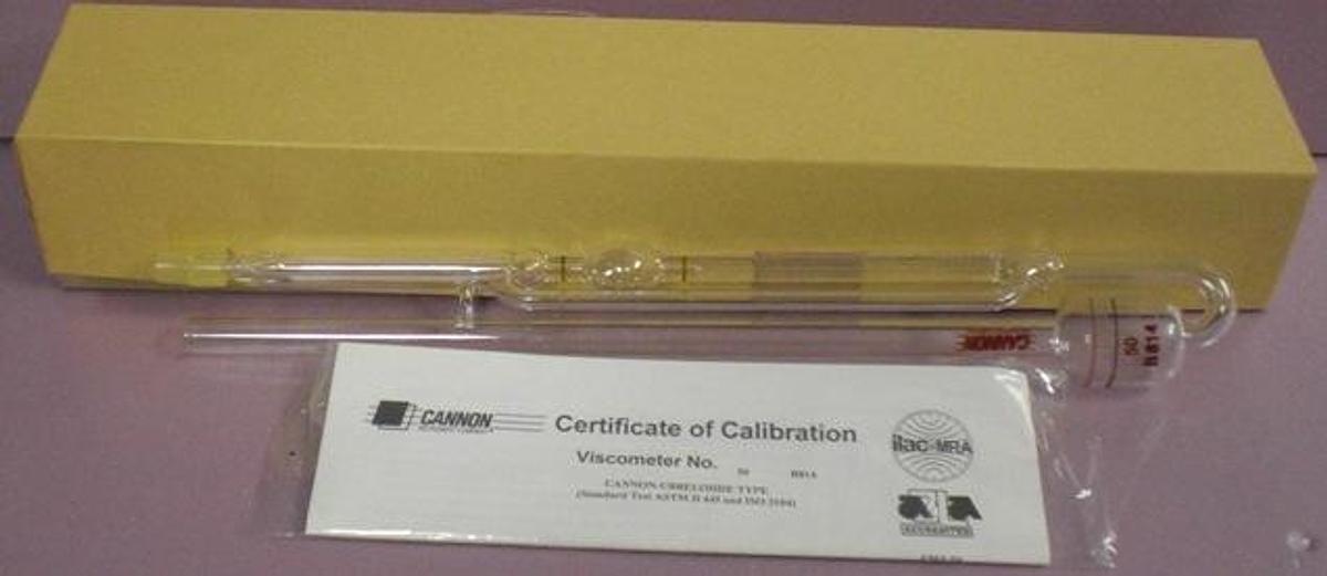 Used QTY. 5. CANNON INSTRUMENT COMPANY VISCOMETER GLASS TUBE