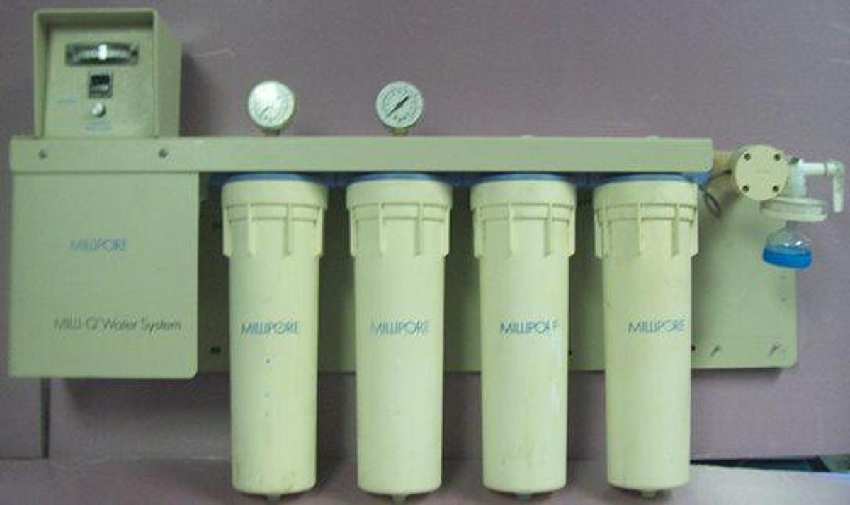Used QTY. 1. MILLIPORE MILLI-Q WATER SYSTEM
