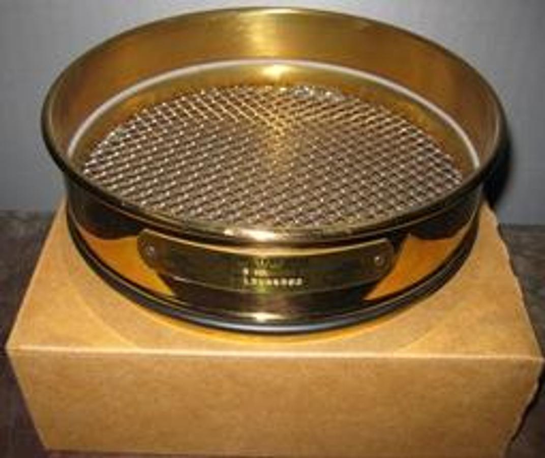 Used QTY. 1. METRIC 8 INCH TEST SIEVE