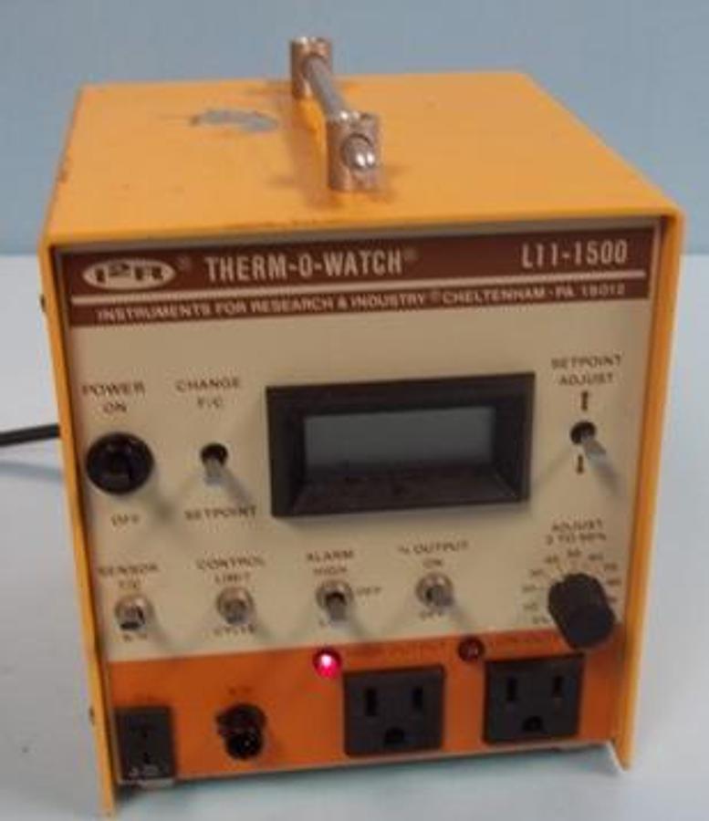 Used QTY. 1. I2R THERM-O-WATCH MODEL: L11-1500 SERIAL: 53577