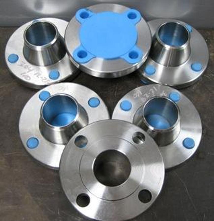 Used CIRCLE XX 2" 150 WELD NECK RAISED FACE FLANGE 304 STAINLESS 2" 150 B16.5 STD SA182 F304/304L #E210772 11/21 MEXICO.