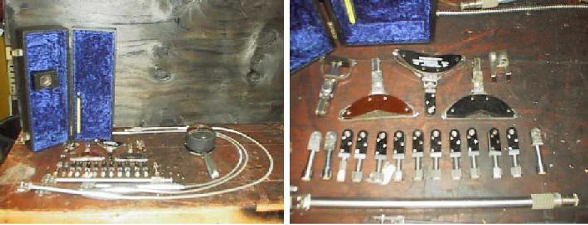 Used QTY. 1. ALNOR INSTRUMENTS 4000A PYROCON PORTABLE TEMPERATURE MEASUREMENT INSTRUMENT 0-1000 DEG. F. WITH TWO 4040 TYPE THERMOCOUPLES FOR USE ON METALLIC OR NON METALLIC SURFACES