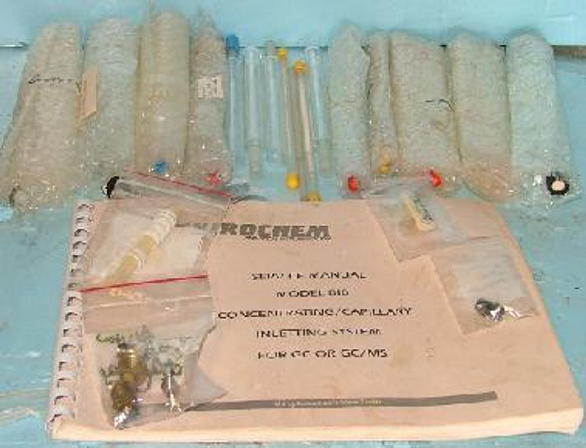 Used QTY. 1. ENVIROCHEM MODEL: 810 CONCENTRATING / CAPILLARY INLETTING SYSTEM FOR G.C. OR GC/MS WITH SERVICE MANUAL