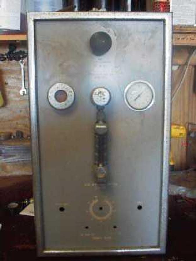 Used COX AND SON ASPHALT ROLLING THIN FILM TEST MODEL SH-15R TYPE WSH-12. WITH BODINE ELECTRIC CO. SPEED REDUCER MOTOR TYPE: NSH-02RO