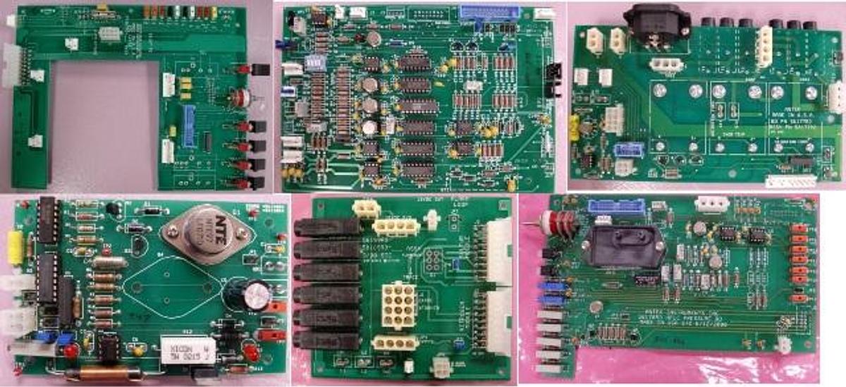 Used QTY. 6. ANTEK INSTRUMENT BOARDS CONSISTING OF: 1) DETECTOR POWER DISTRIBUTION BOARD 56167 R3