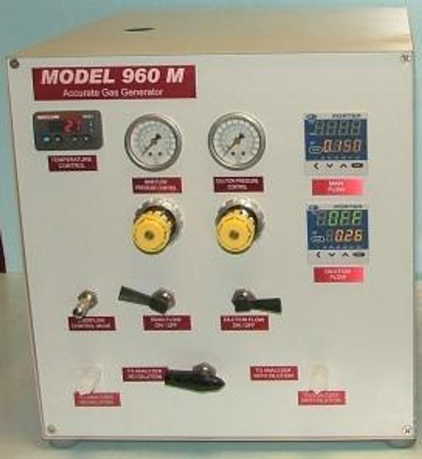 Used QTY. 1. C.I. ANALYTICS ACCURATE GAS GENERATOR MODEL 960M OPTION FOR C.I. ANALYTICS ANALYZER