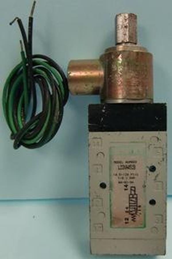 Used NUMATICS SOLENOID VALVE MODEL L23XA452B 14.5-120 PSIG. 1-8.3 BAR HAZ. LOC. CLASS 1 GROUPS C&D