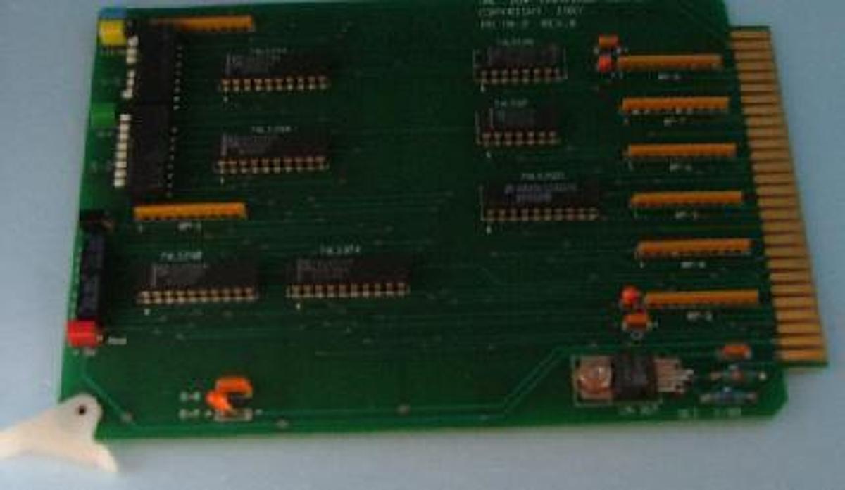 Used BUS TERMINATOR BOARD CIRCUIT BOARD P/N: 5541-1 AND TN-2 REV. B.