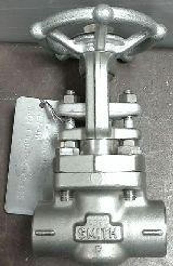 Used SMITH FORGED STEEL ¾" 800 LSS 0320 THREADED GATE VALVE