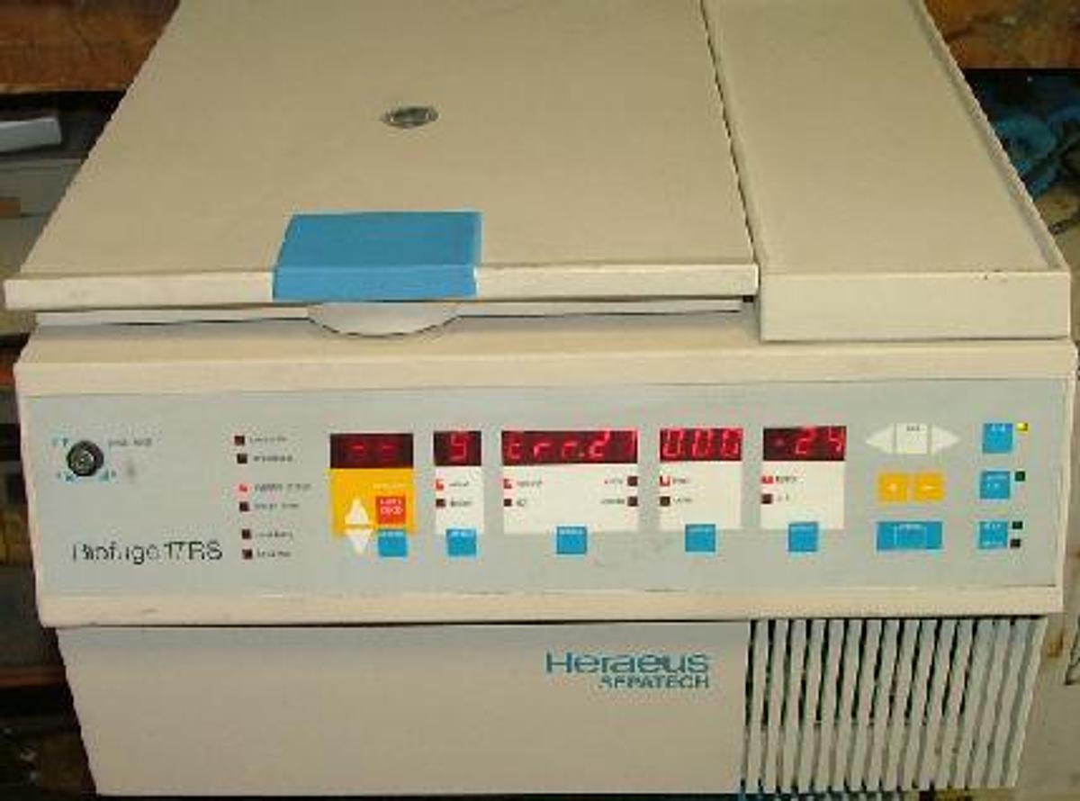 Used QTY. 1. BIOFUGE 17RS HERAEUS SEPUTECH CENTRIFUGE