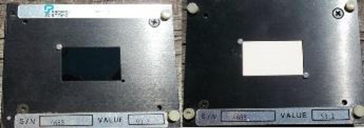 Used PACIFIC SCIENTIFIC COLOR BLOCK SPECIALIZED CALIBRATION STANDARD USED FOR COLORIMETERS AND SPECTROMETERS
