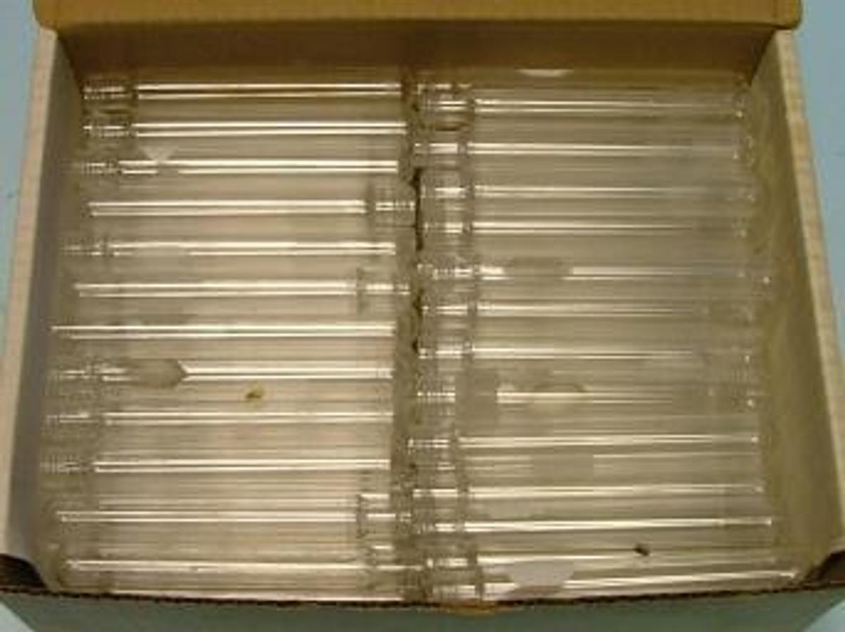 Used PYREX SCREW TOP TUBES 20ML
