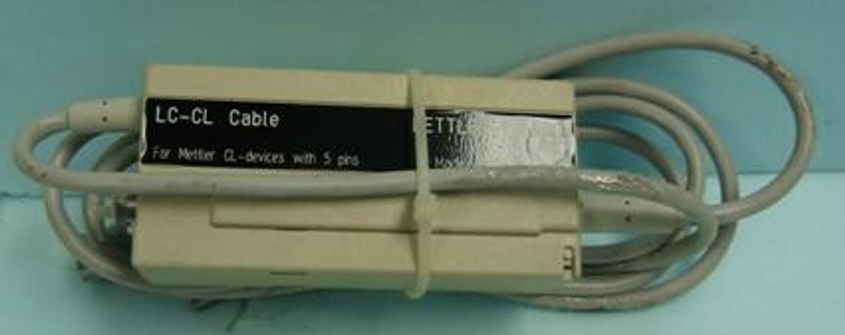 Used QTY. 1. METTLER TOLEDO LC-CL CABLE FOR METTLER CL-DEVICES WITH 5 PINS