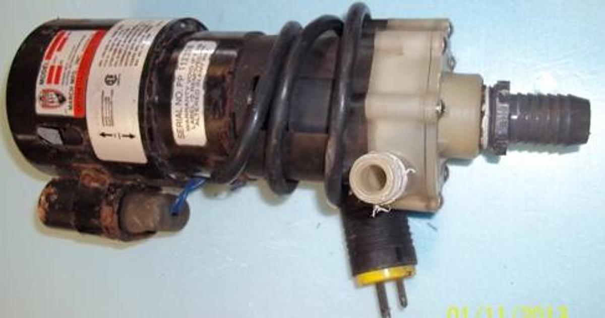 Used QTY. 1. MARCH MFG PUMP MODEL BC-4C-MD SER PP112336 NO 145-035-10 CONT DUTY 115V 50/60HZ 1.9A. .