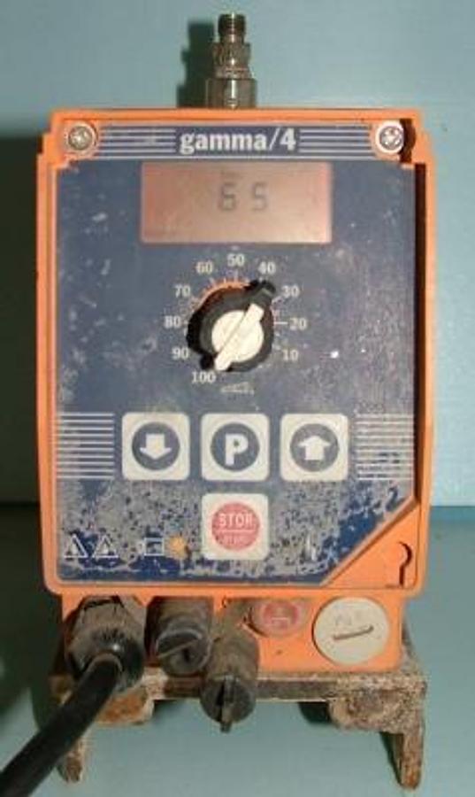 Used PROMINENT GAMMA/4 MODEL G/4A1201552000021000 VARIABLE SPEED INJECTION PUMP