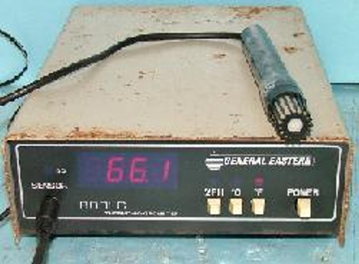 Used QTY. 1. GENERAL EASTERN 800LC THERMO-HYGROMETER