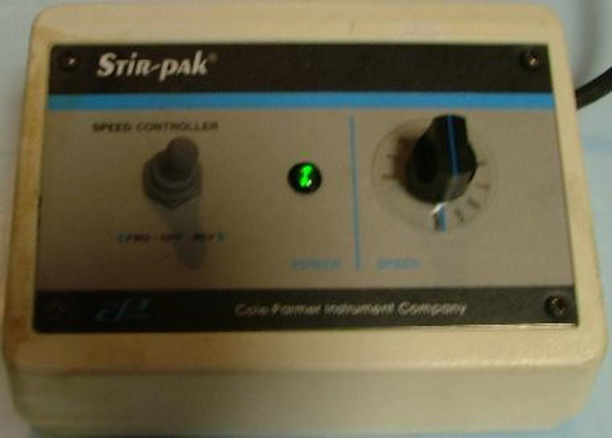 Used QTY. 2. COLE-PARMER STIR-PAK PUMP CONTROLLER