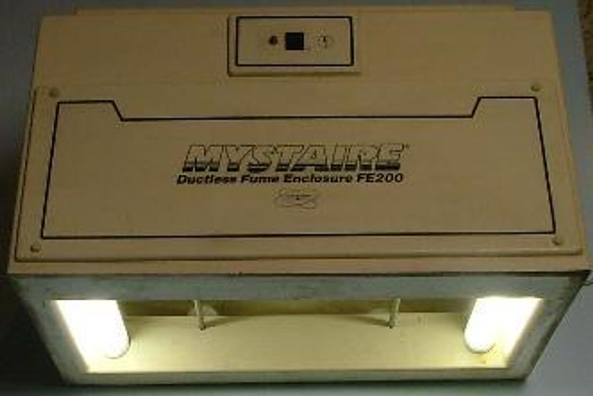 Used QTY. 1. MYSTAIRE DUCTLESS FUME ENCLOSURE FE 200 MODEL: FE-200