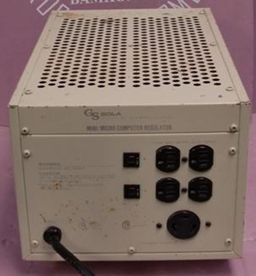 Used GS SOLA MINI/MICRO COMPUTER REGULATOR