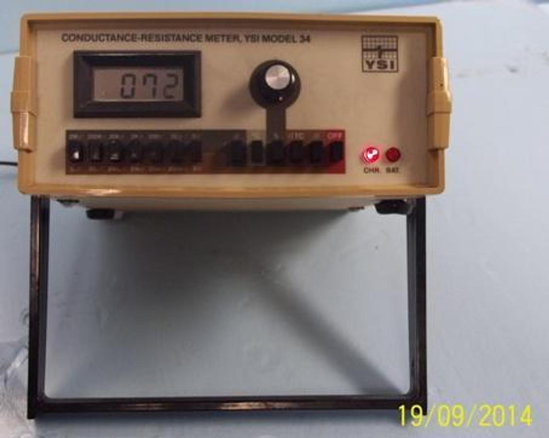 Used YSI CONDUCTANCE-RESISTANCE METER MODEL: 34