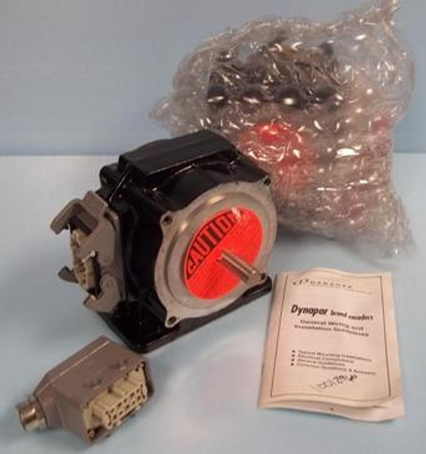 Used QTY. 2. DANAHER DYNAPAR BRAND ENCODER SERIES: H56 MILL DUTY ROTOPULSER MODEL: H561000134303