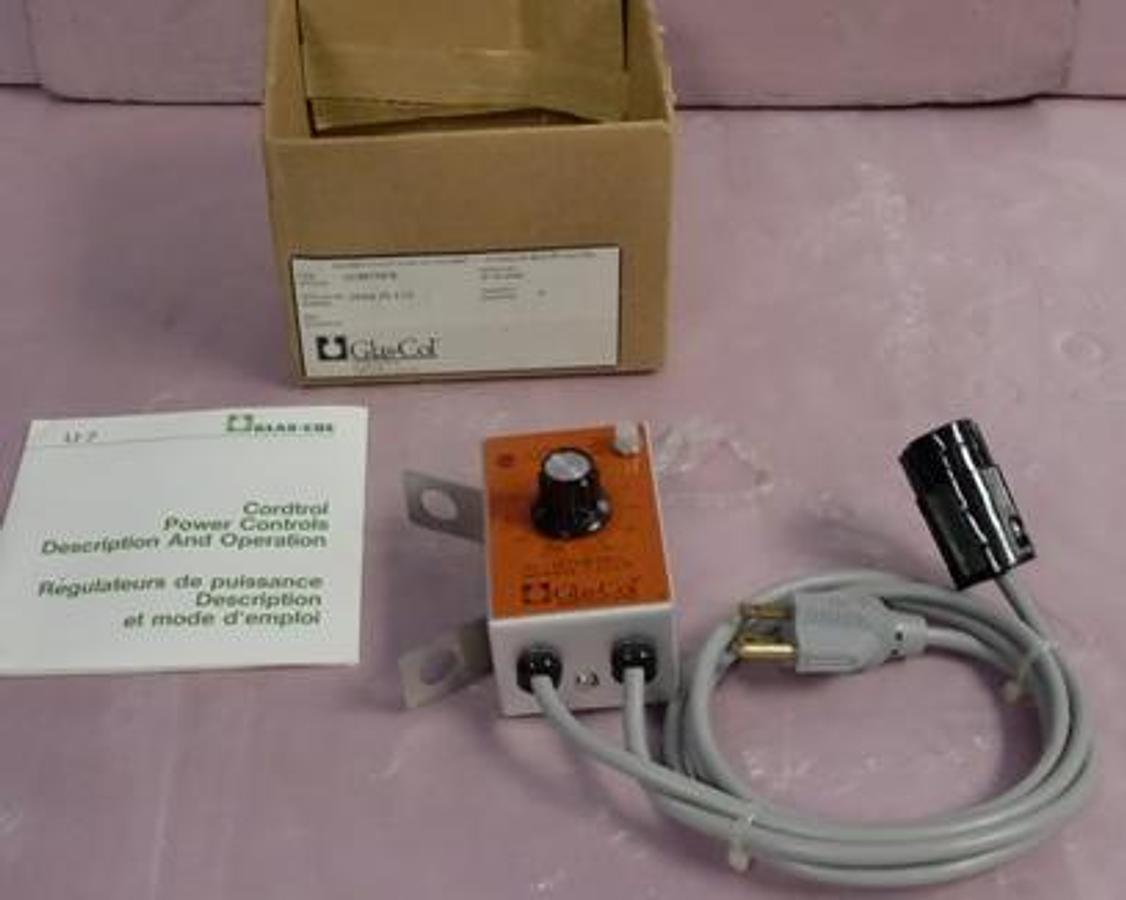 Used GLAS-COL CORDTROL POWER CONTROL