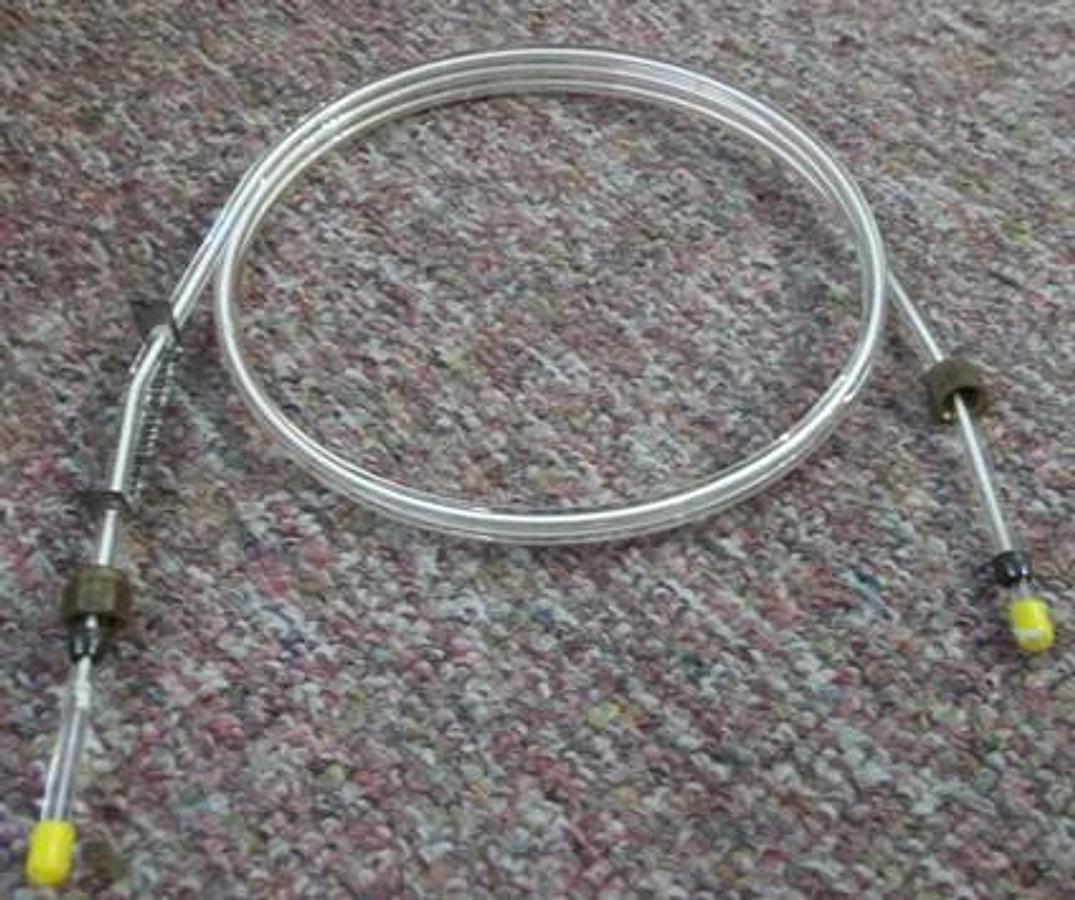 Used VARIAN CAPILLARY TUBE 5% TCWP CWAW 60/80 200CM X 2MM ID GLASS P/N: 03-912573-10 SERIAL # 030890-1046.