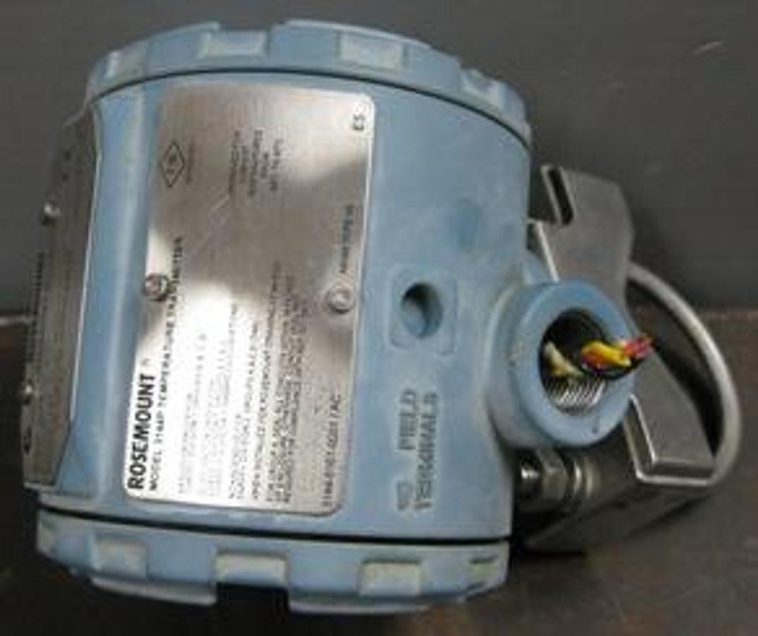 Used QTY. 1. ROSEMOUNT TEMPERATURE TRANSMITTER