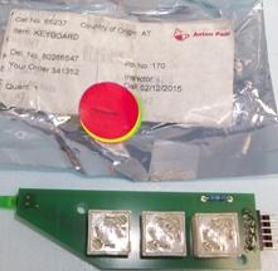 Used QTY. 1. ANTON PAAR KEYBOARD CAT NO: 65237