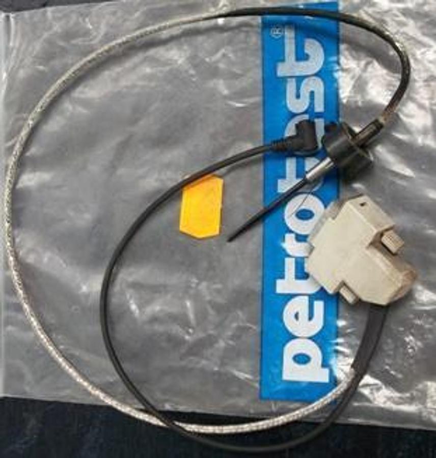 Used ANTON PAAR PETROTEST SENSOR. WITH DB 15 PIN CONNECTOR AND CABLE FOR FLASH POINT TESTERS.