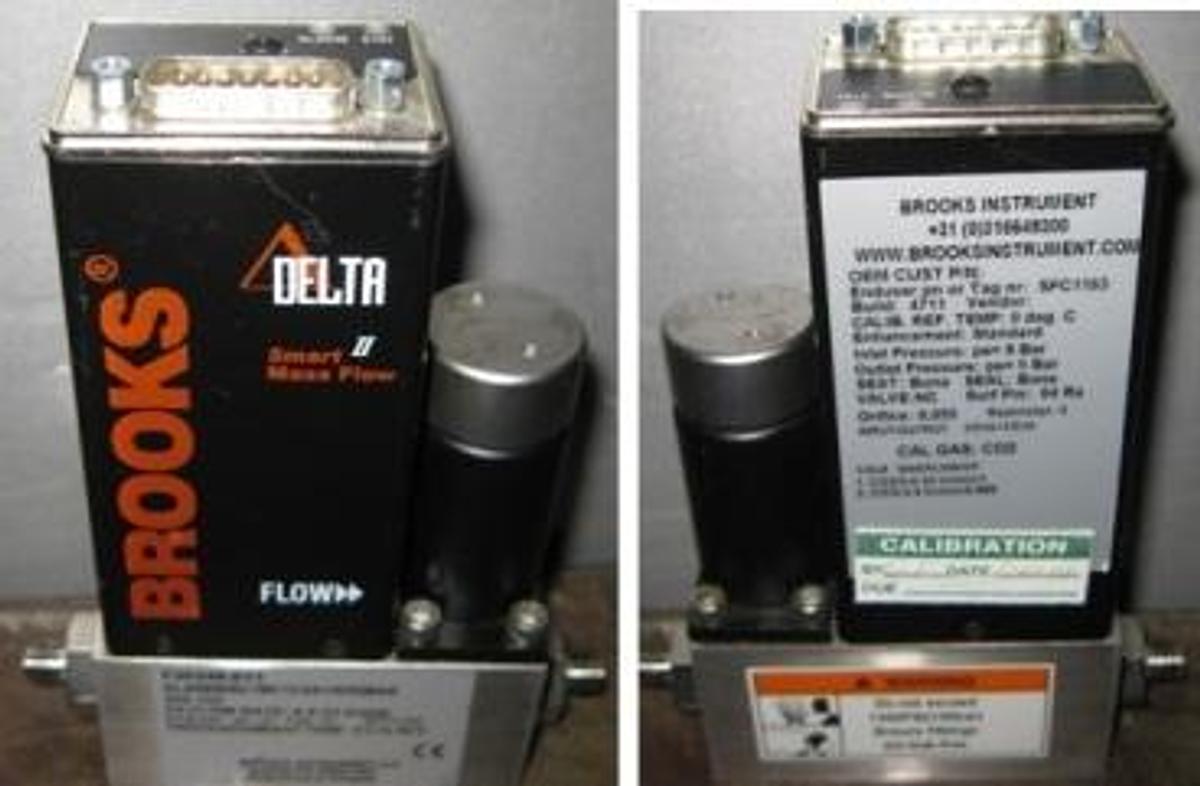 Used QTY. 1. BROOKS DELTA SMART II MASS FLOW