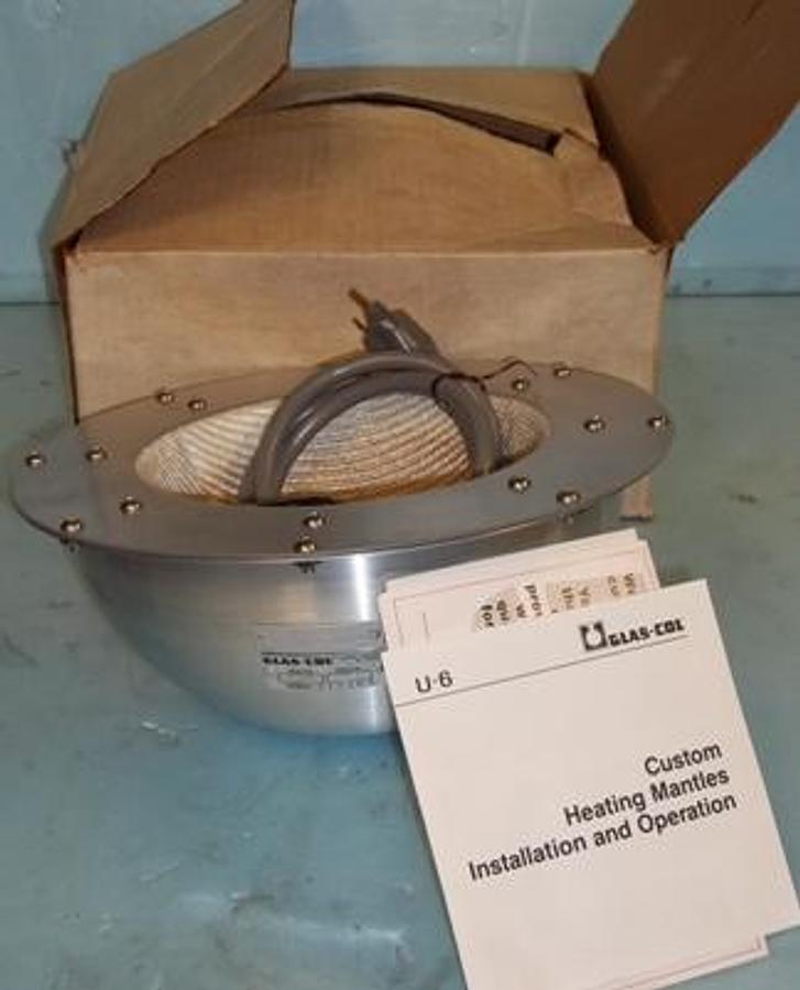 Used GLAS COL ROUND BOTTOM HEATING MANTEL 115 V 500W