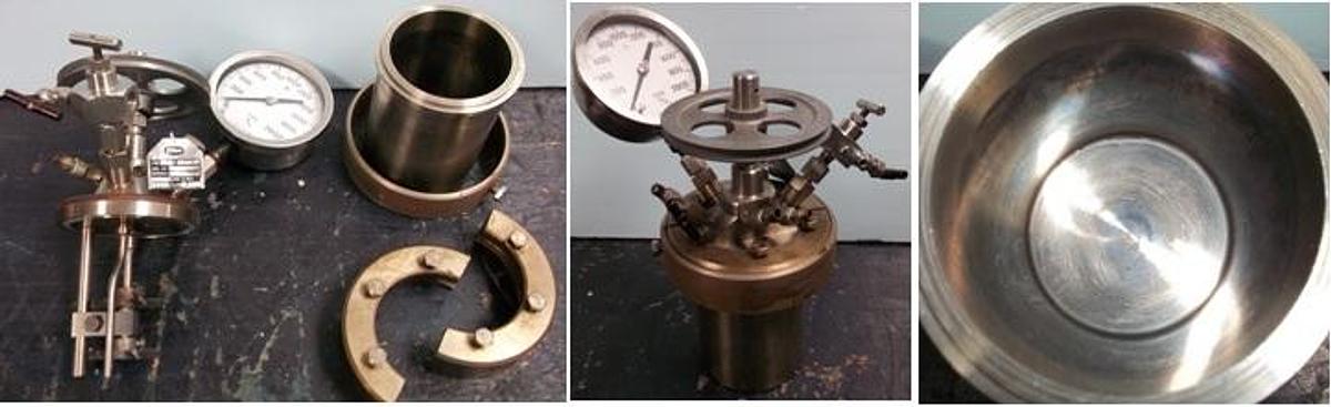Used QTY. 1. PARR INSTRUMENT COMPANY 1000 ML REACTOR PRESSURE VESSEL 1000 ML