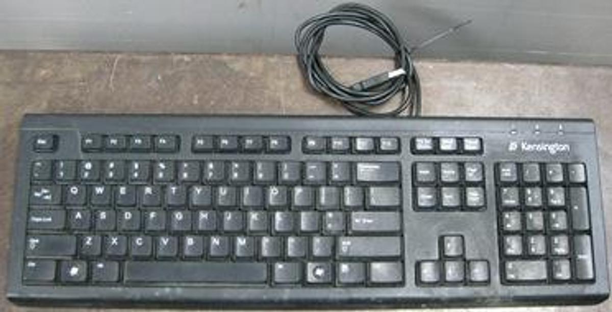 Used QTY. 1. KENSINGTON COMPUTER KEYBOARD