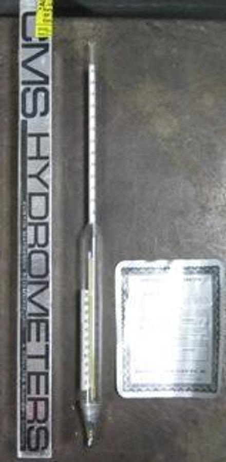 Used CURTIN MATHESON SCIENTIFIC INC HYDROMETER