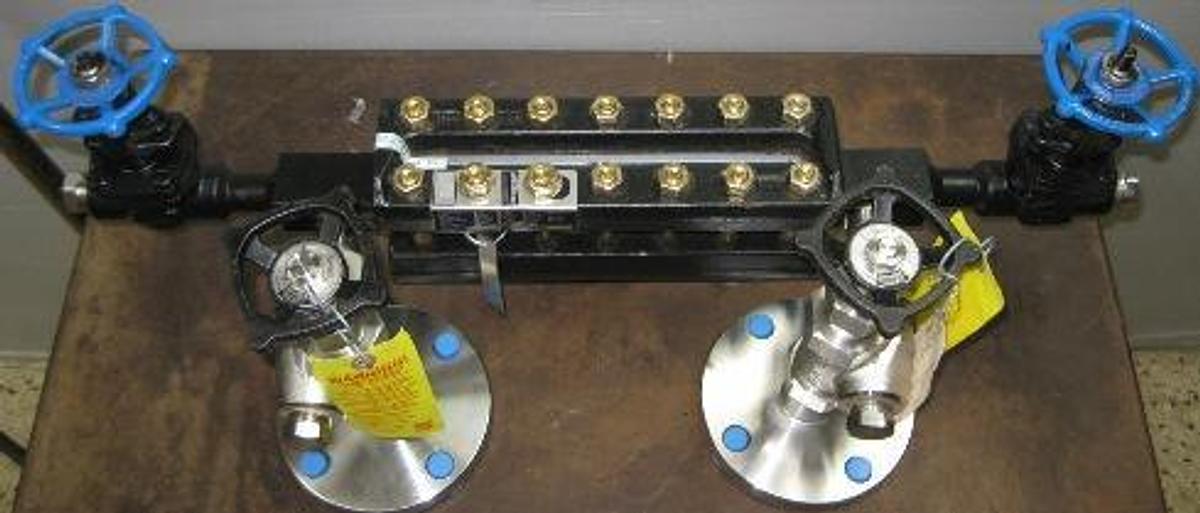 Used JERGUSON-17TCH20-TRANS-7-1 SECTION-NPT-2" 150# X 0.75" SU X 0.75" SU-ALL 316SS-12" C-C-0.75" NPT GATE VALVES F/ V/D-SERIES 67 W/TFE PACKING