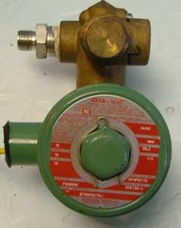 Used QTY. 1. ASCO PRESSURE VALVE RELAY 1/2"