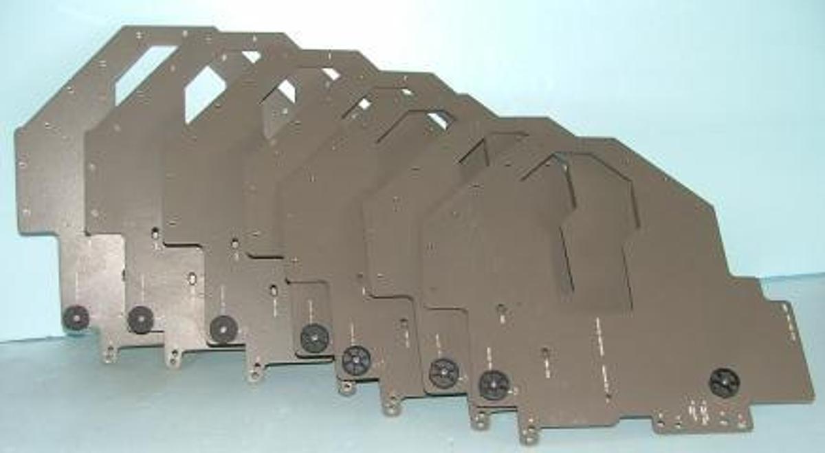 Used HEWLETT PACKARD AUTO SAMPLER TREY HOLDER PART NO. HP 18597-60515