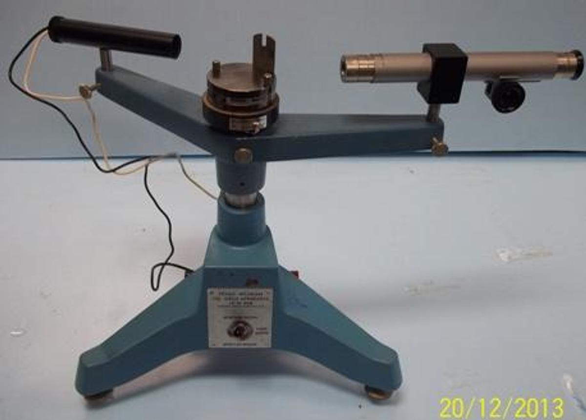 Used QTY. 1. SARGENT-WELCH SCIENTIFIC CO. HOAG MILLIKAN OIL DROP APPARATUS CAT# 0620B. .