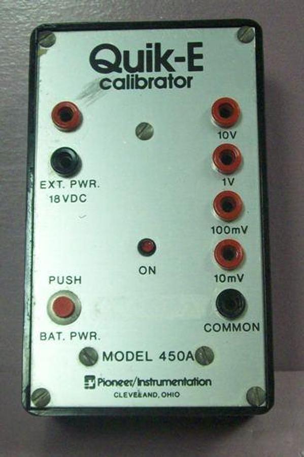 Used PIONEER/INSTRUMENTATION QUIK-E CALIBRATOR