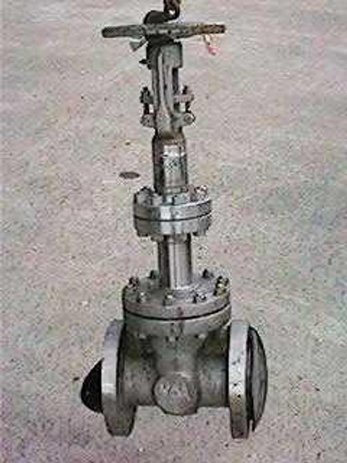 Used QTY. 1. 4" 300 CF8M (316 SS) FLANGED EG & G SEALOL EAGLE BELLOWS VALVE TYPE B304