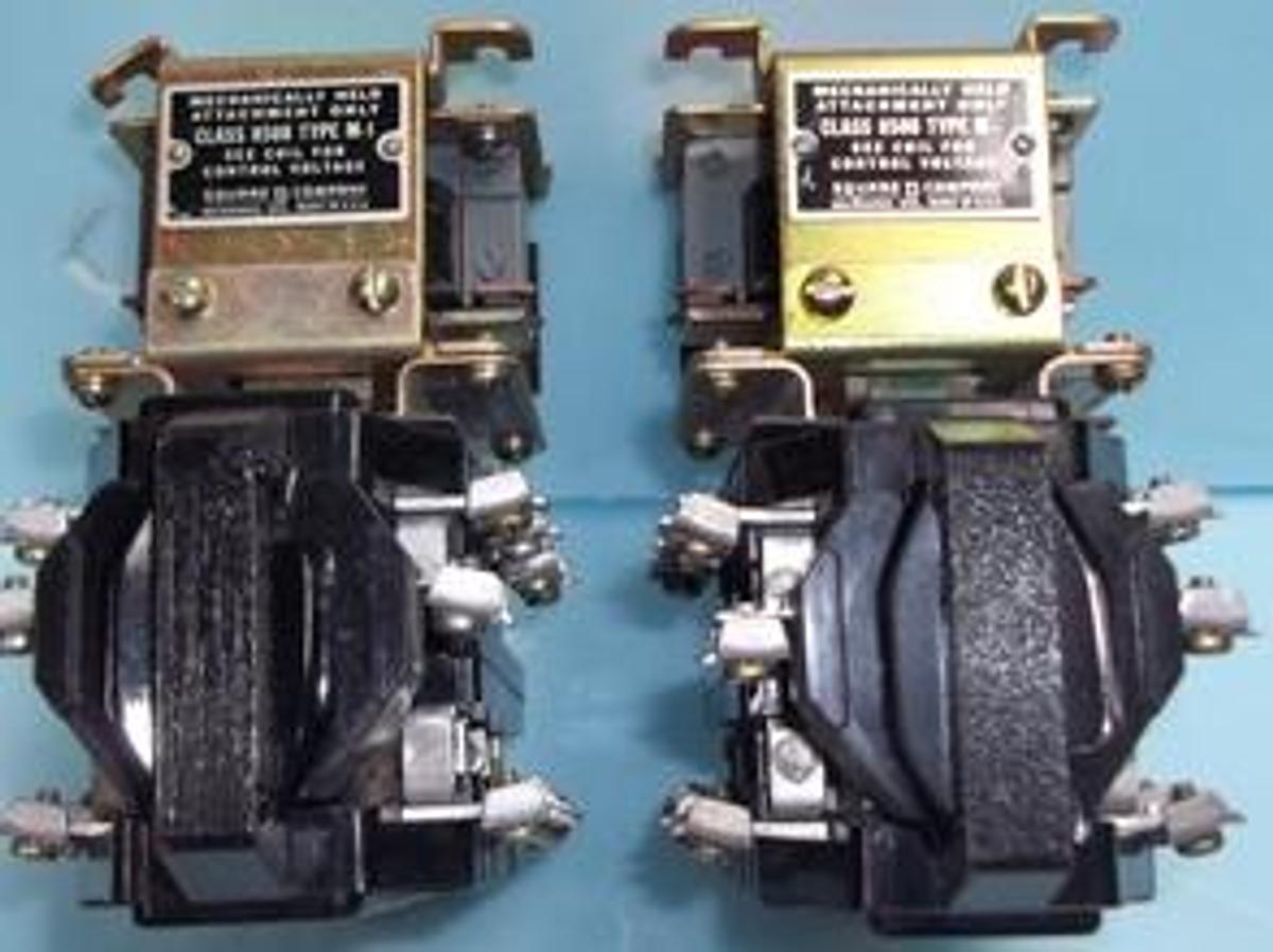 Used QTY. 2. SQUARE D COMPANY 10 AMPS 600 V.A.C. MAX. A.C. PILOT DUTY 690 VA CLASS 8308 TYPE: DO 44 SERIES B MP 110V 50HZ 120V 60HZ 801 FD L2959 S49 W314 L2959 S13 W30B MECHANICALLY HELD ATTACHMENT ONLY CLASS 8508 TYPE MI COIL 0733 HD. .