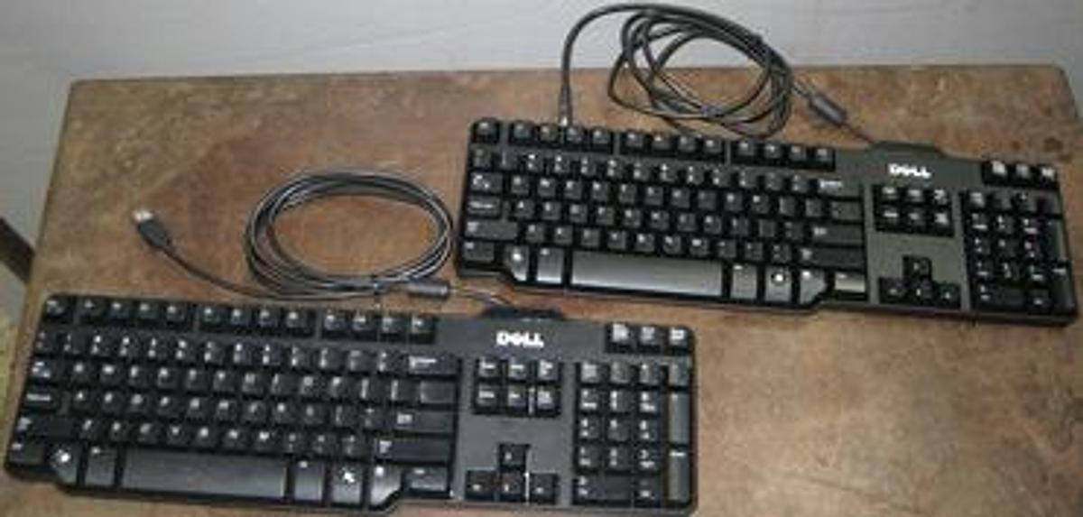 Used DELL COMPUTER KEYBOARD
