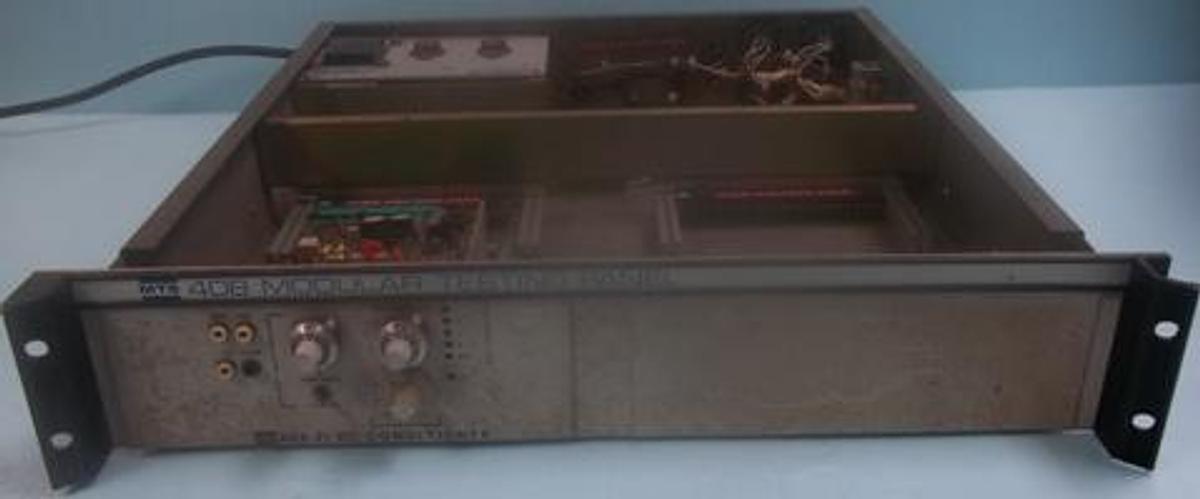 Used QTY. 1. MTS 408 PANEL MOUNT MODULAR TESTING PANEL MTS 808.21 DC CONDITIONER