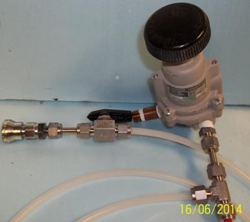 Used QTY. 1. FOXBORO PRESSURE REGULATOR PART NO. BO123HF