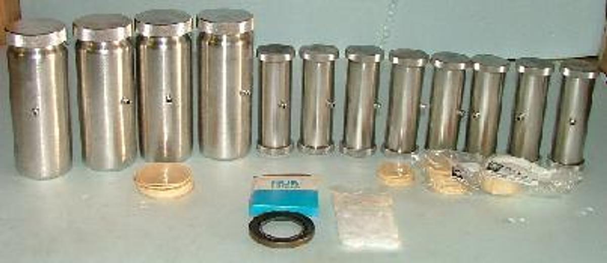 Used QTY. 12. ATLAS ELECTRIC DEVICES COMPANY STAINLESS STEEL SCREW TOP CONTAINERS