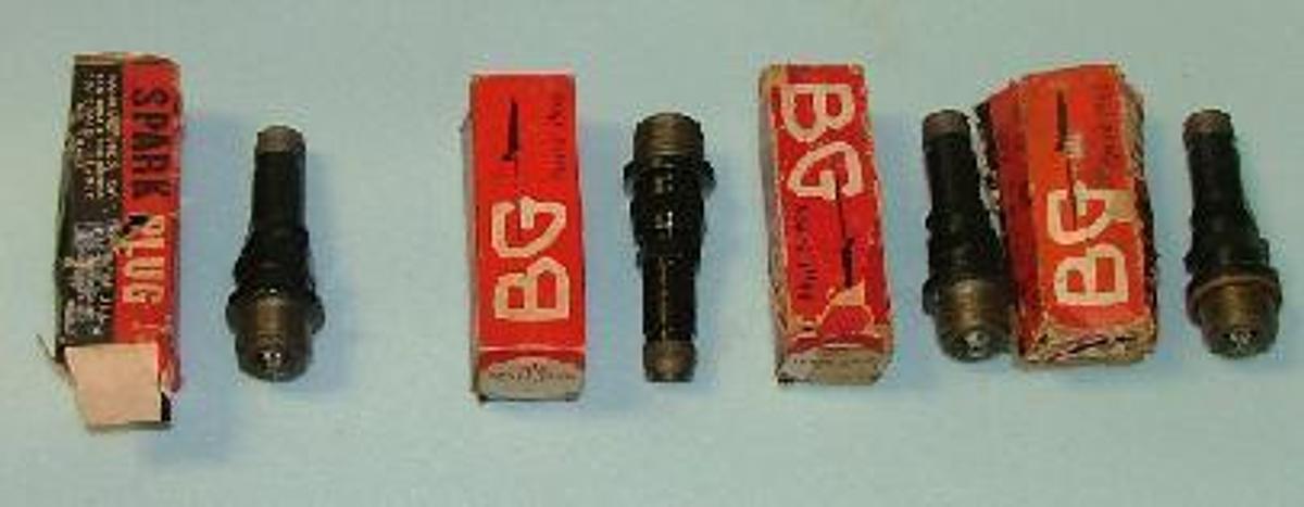 Used BG SPARK PLUGS IRIDIUM ELECTRODE SHIELDED MODEL: RB312S.