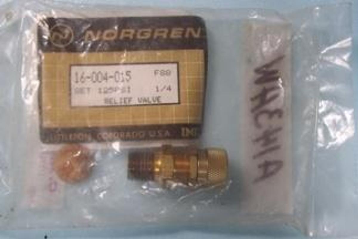 Used C.A.NORGREN CO. 1/4" RELIEF VALVE