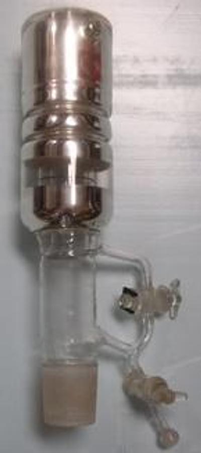 Used SGI SILVERED GLASS COLUMN HEAD